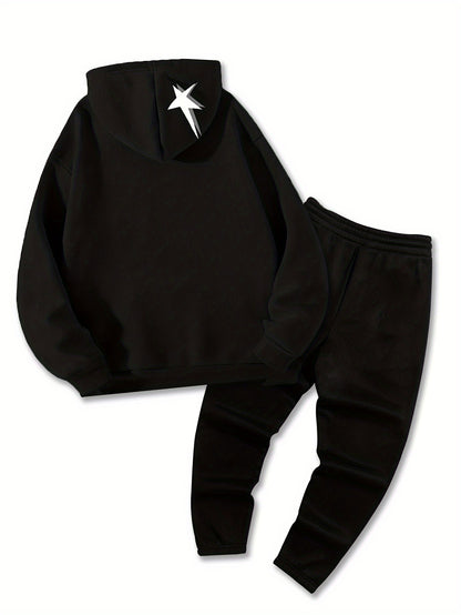 💫Black star set bluza+dresy.💫