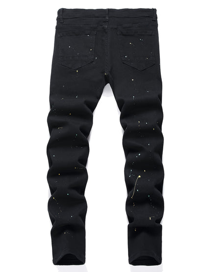 🫟Painted slim fit jeans🫟